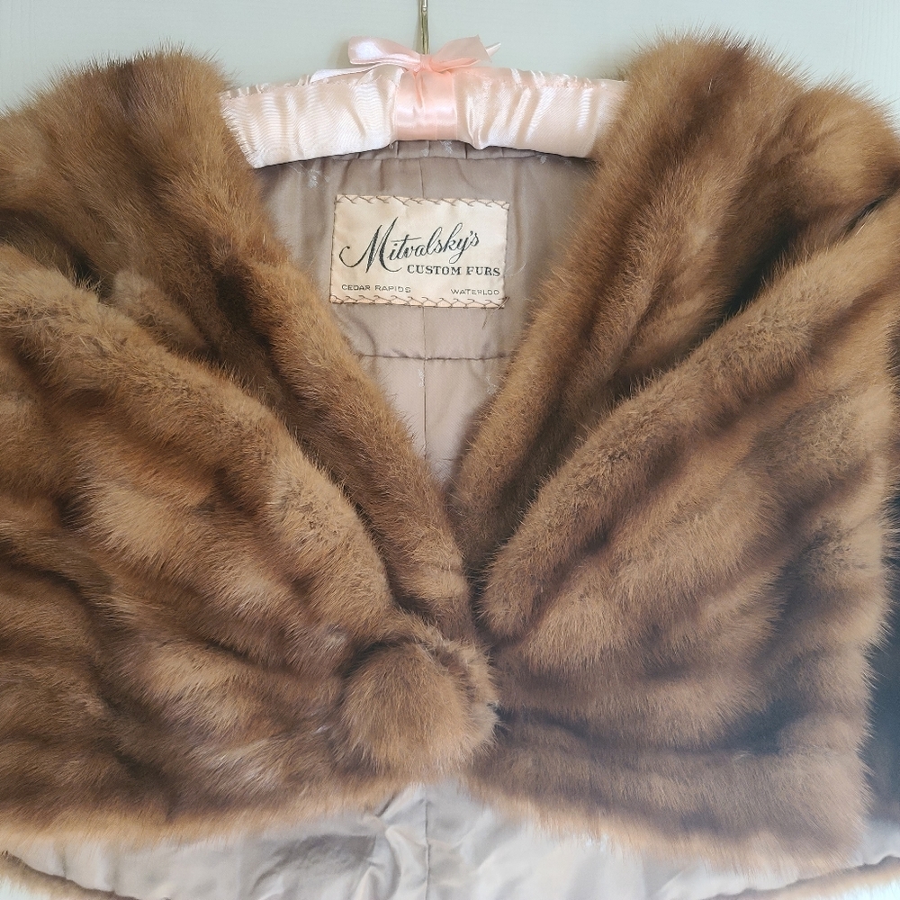 Vintage fur stole